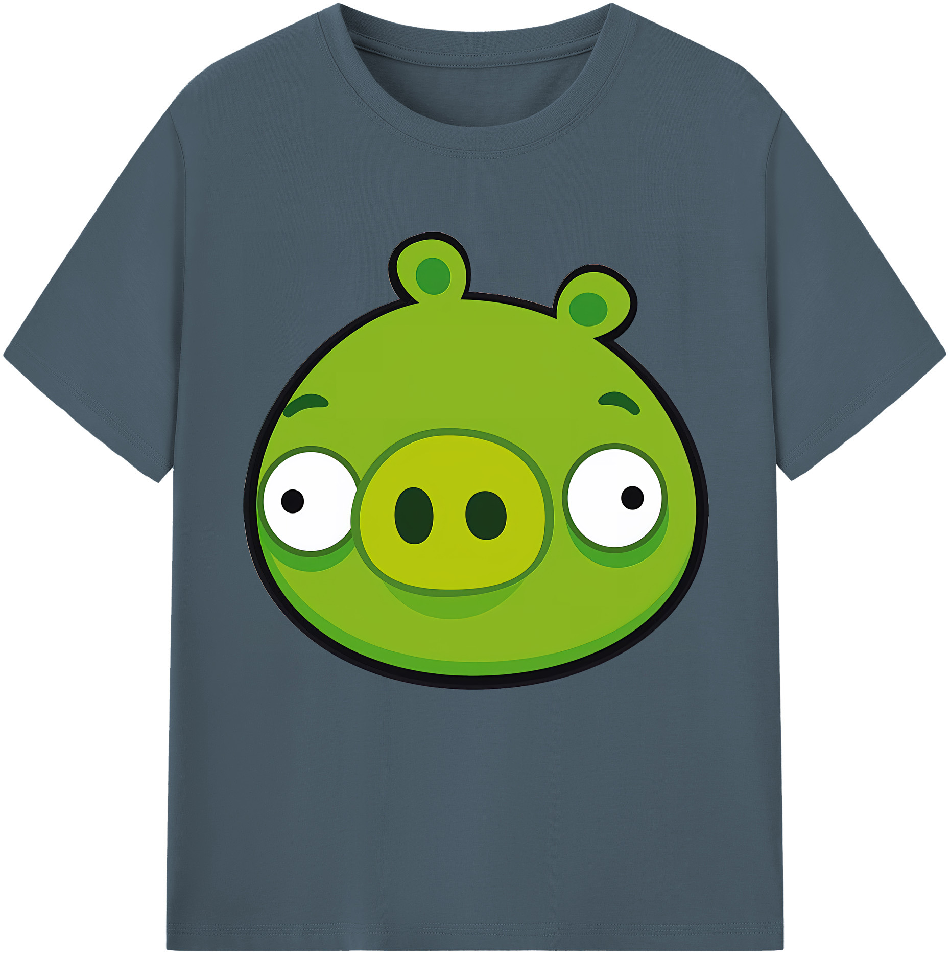 （画像用） Angry Birds アングリーバード 綿100％半袖Tシャツ（フロントプリント）